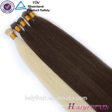 Double Drawn Indian Prebonded Hair Extension 100 Cheap Remy i Tip Hair Extension wholesale